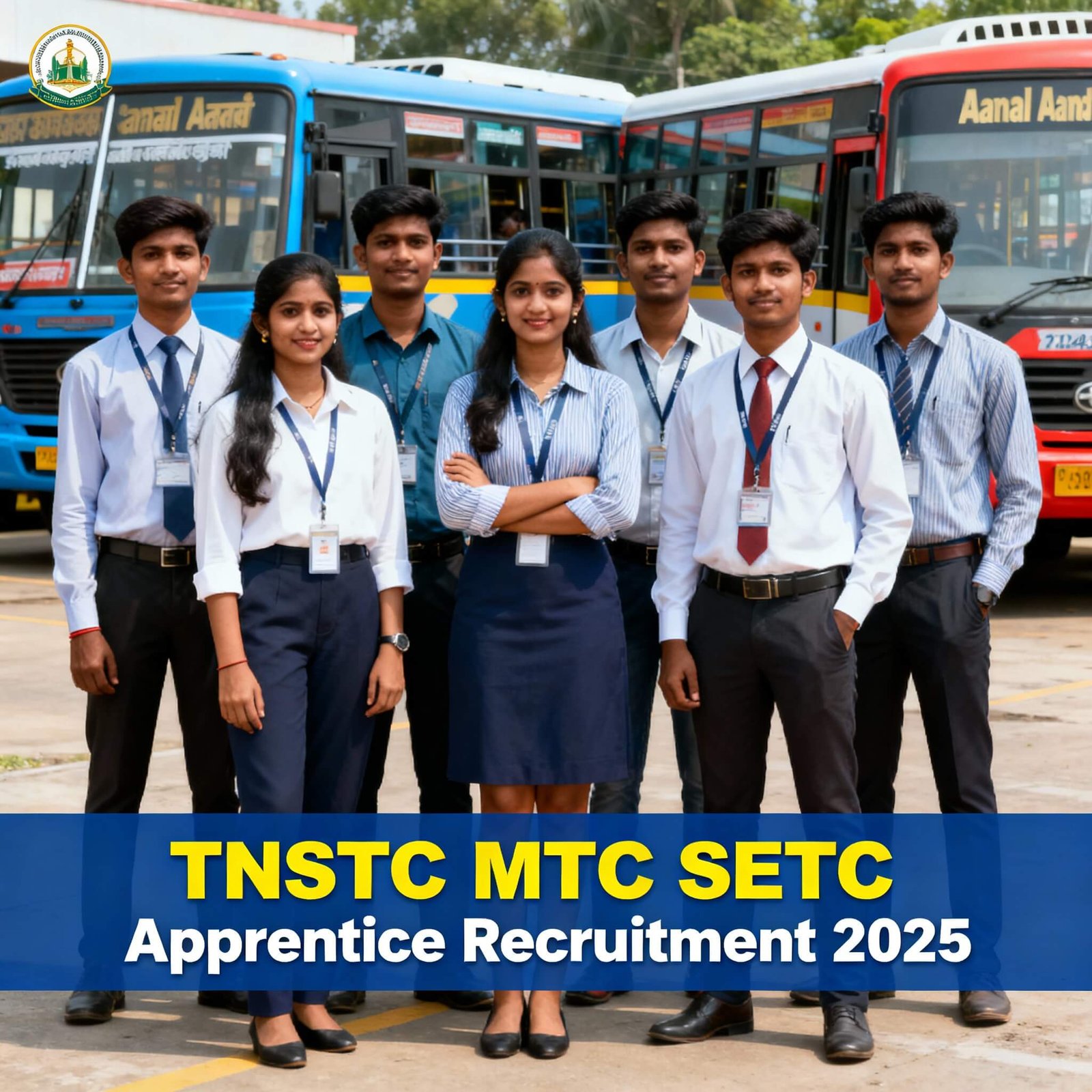 TNSTC, MTC, SETC Apprentice Recruitment 2025-26 | 1,500+ Vacancies Apply Online – Engineering, Diploma & Arts/Science Graduates